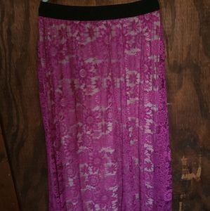 LuLaRoe Lace Lucy Skirt
